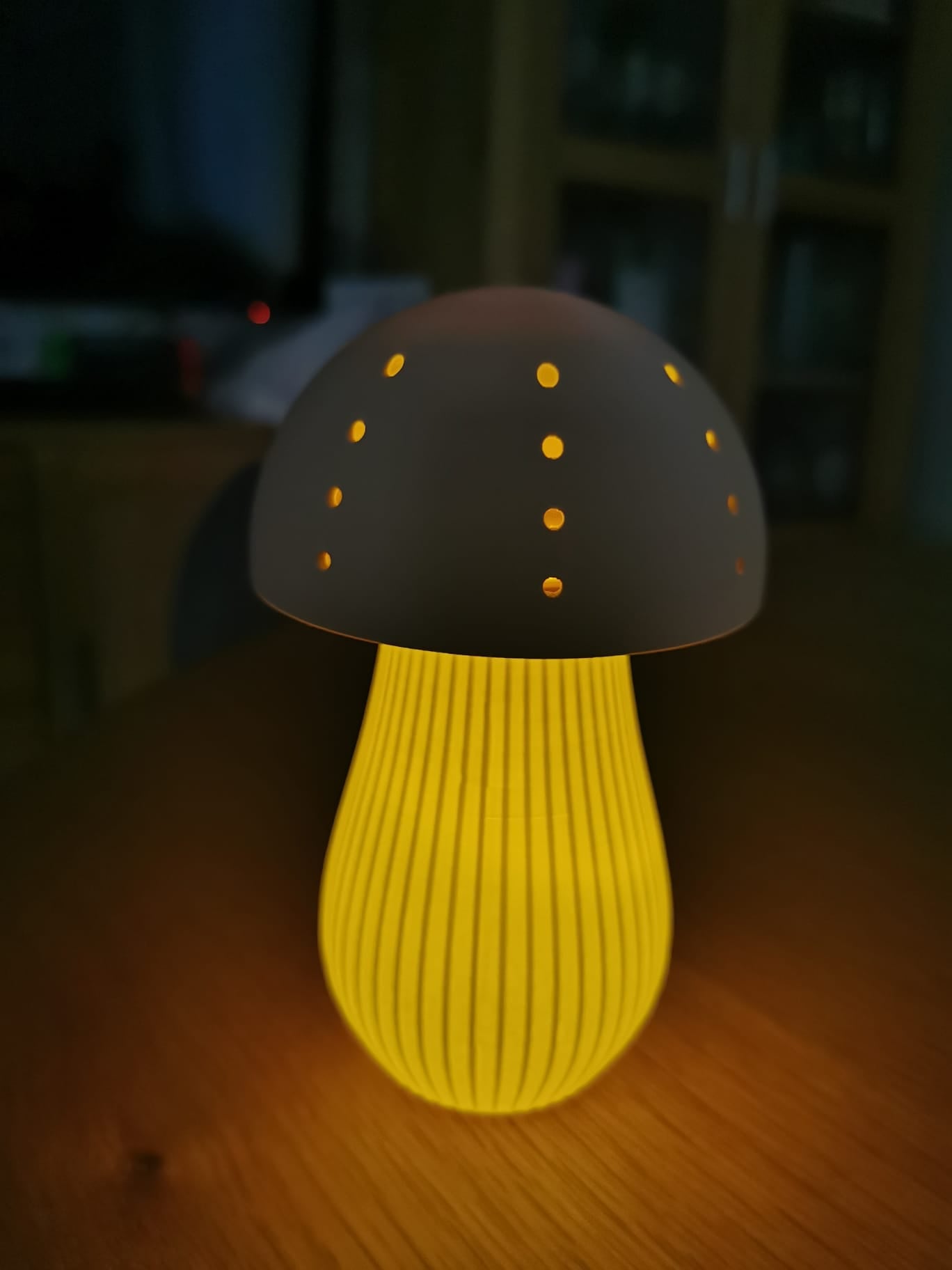 Dekorativ svampelampe i PLA 🍄