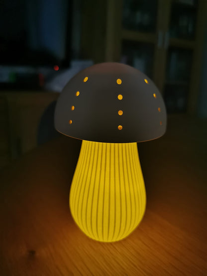 Dekorativ svampelampe i PLA 🍄