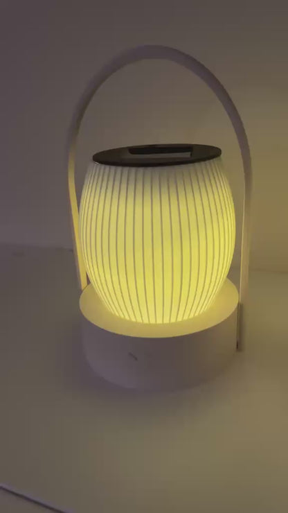 Solar-Gartenlampe aus PLA – dekorative Beleuchtung für den Garten